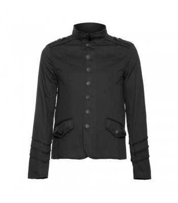 Men Gothic officer jacket with braided lining Men Jacket 